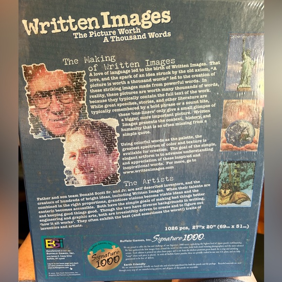 NWT puzzle, the Statue of Liberty with the United States Constitution - Picture 3 of 5